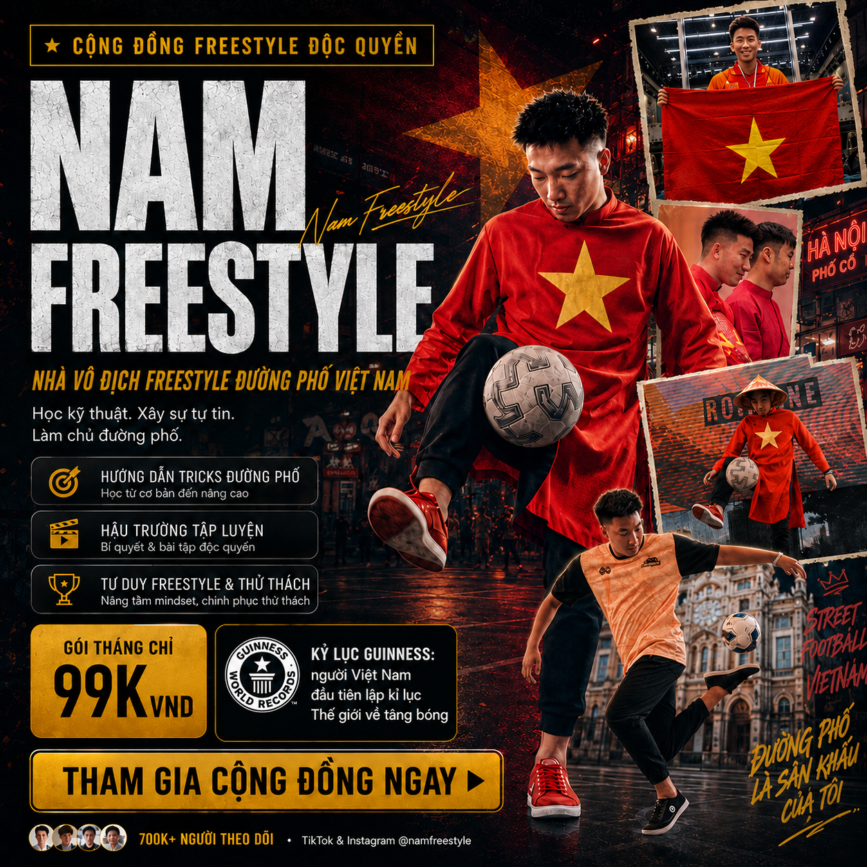 Nam Freestyle — Cộng đồng freestyler bóng đá Việt Nam